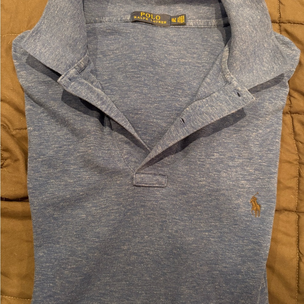 Polo by Ralph Lauren Heathered Blue Shirt